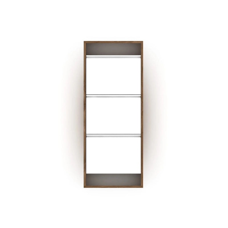 Karina Wooden Shoe Cabinet with Multiple Shelves – Elegant Entryway Shoe Storage Organizer with Solid Wood Base