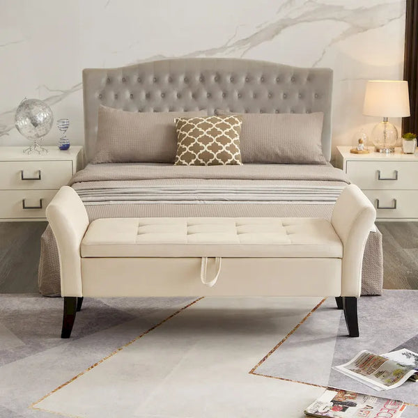 Velvet Bed Bench