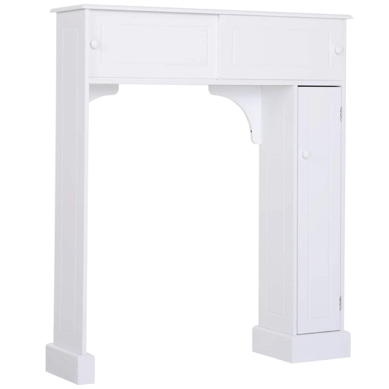 Freestanding Over Toilet Bathroom Storage Cabinet - White - 35*9*41