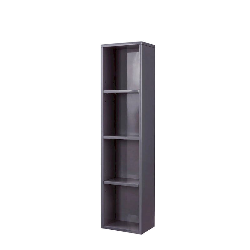 12 Inch Tall Bathroom Storage Cabinet with 3 Shelves – Modern Freestanding Linen Tower, Moisture-Resistant