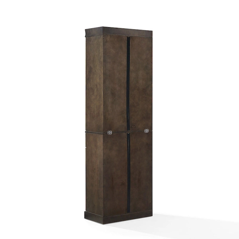 Glass Door Kitchen Storage Pantry Cabinet