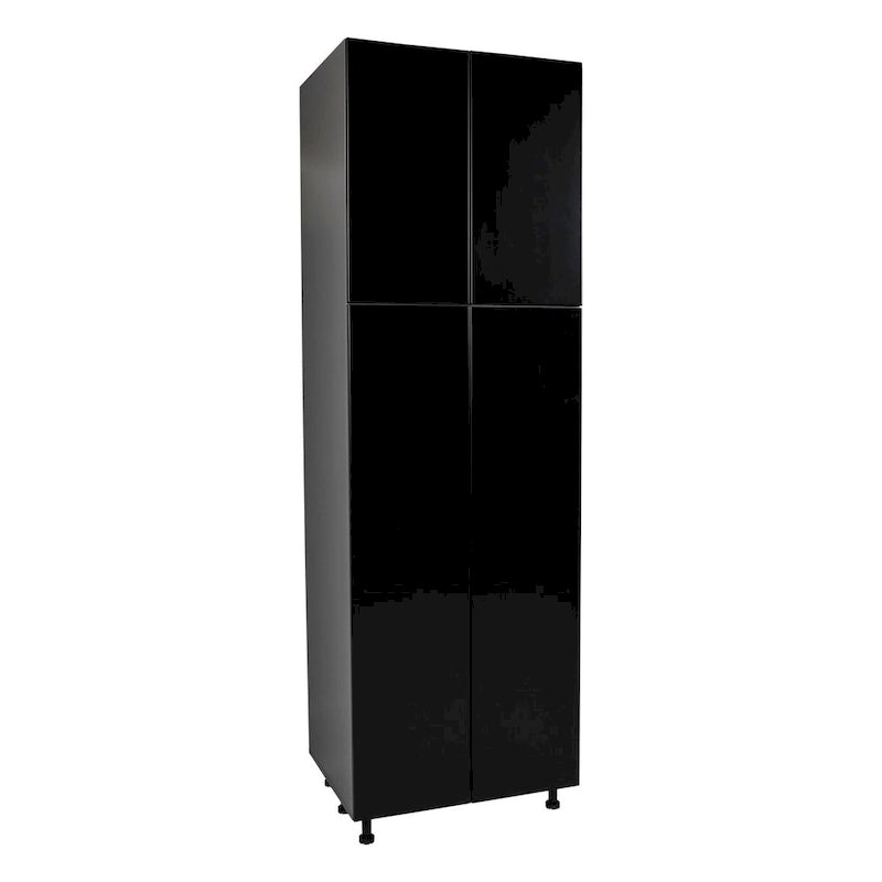 Mobiletto multiuso 24 x 90 a quattro ante, grigio - 24 x 90 x 23 3/8