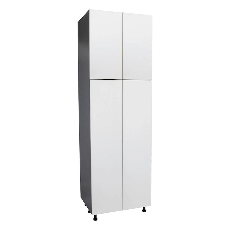 Mobiletto multiuso 24 x 90 a quattro ante, grigio - 24 x 90 x 23 3/8