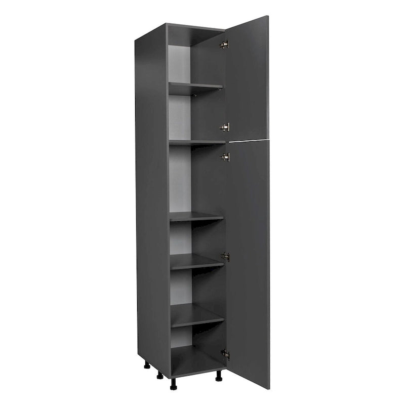 Armoire utilitaire 18 x 96 - double porte - grise - 18 x 96 x 23 3/8