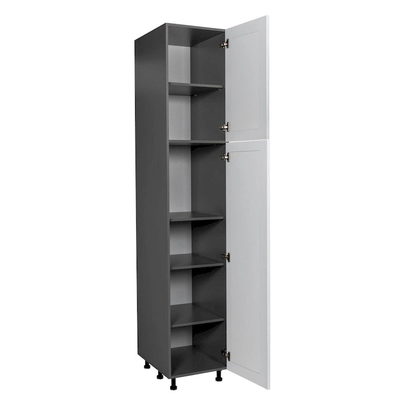 Armoire utilitaire 18 x 96 - double porte - grise - 18 x 96 x 23 3/8