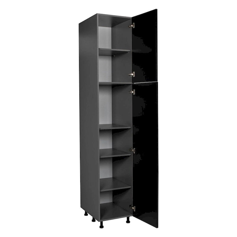 Armoire utilitaire 18 x 96 - double porte - grise - 18 x 96 x 23 3/8