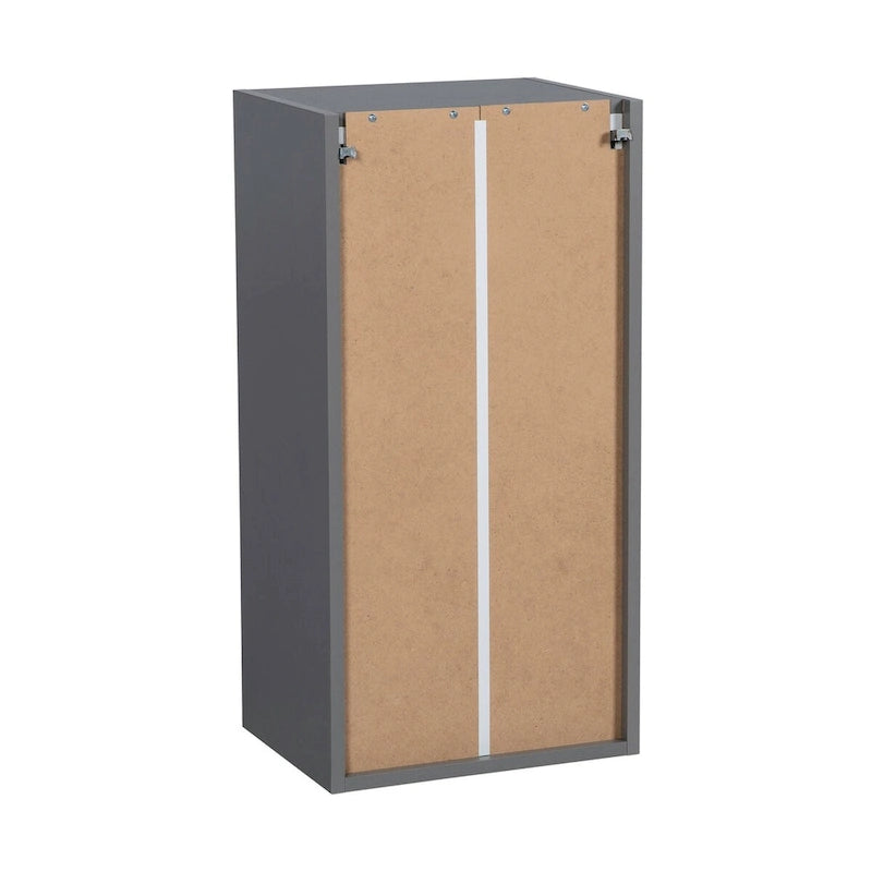 21 x 30 Wandschrank-Einzeltür-Grau - 21 x 30 x 12