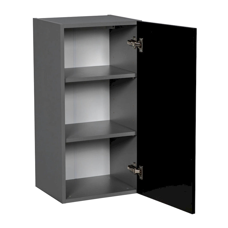 21 x 30 Wandschrank-Einzeltür-Grau - 21 x 30 x 12