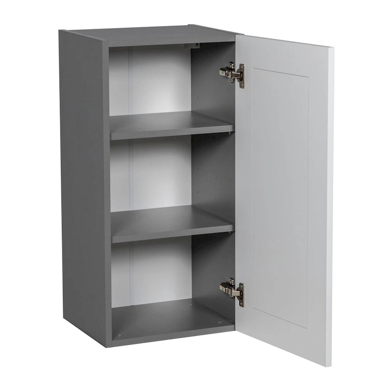21 x 30 Wandschrank-Einzeltür-Grau - 21 x 30 x 12
