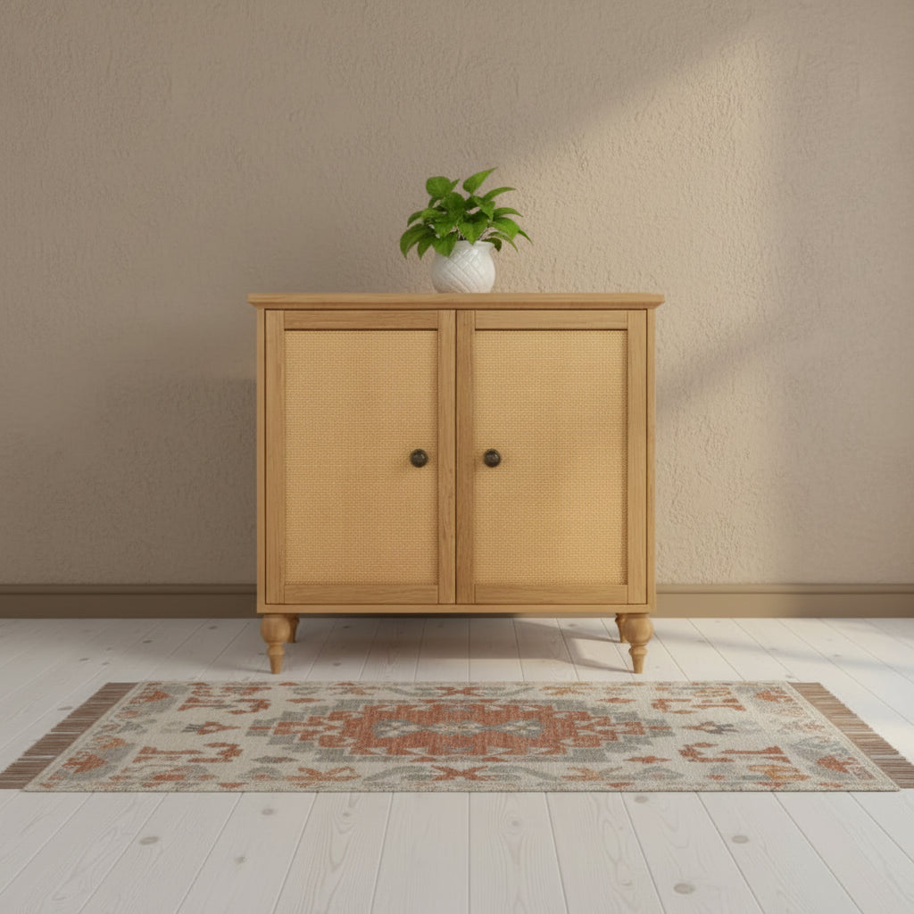 Newcomb Brown 2 Door Cabinet