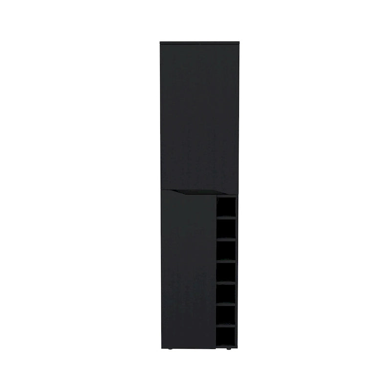Tall Cabinet for Living Room,Apartment, Bedroom, Black