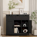 35.4 Wide 3 Drawer Sideboard Buffet Cabinet