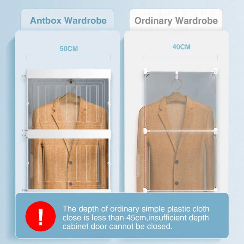 Portable Wardrobe Closets Bedroom,Storage Organizer, Clothes Dresser, Closet Storage Organizer