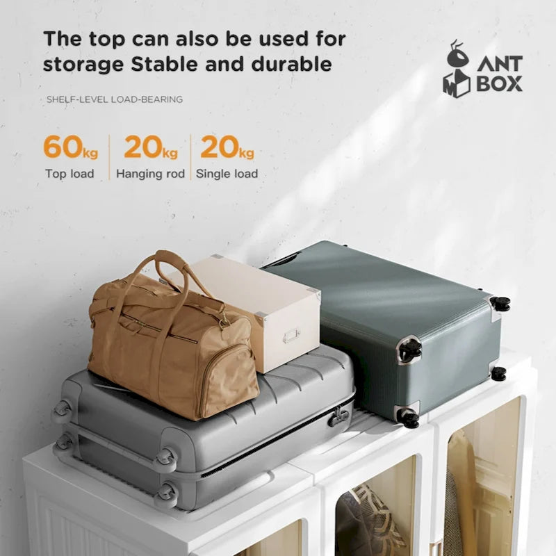 Portable Wardrobe Closets Bedroom,Storage Organizer, Clothes Dresser, Closet Storage Organizer