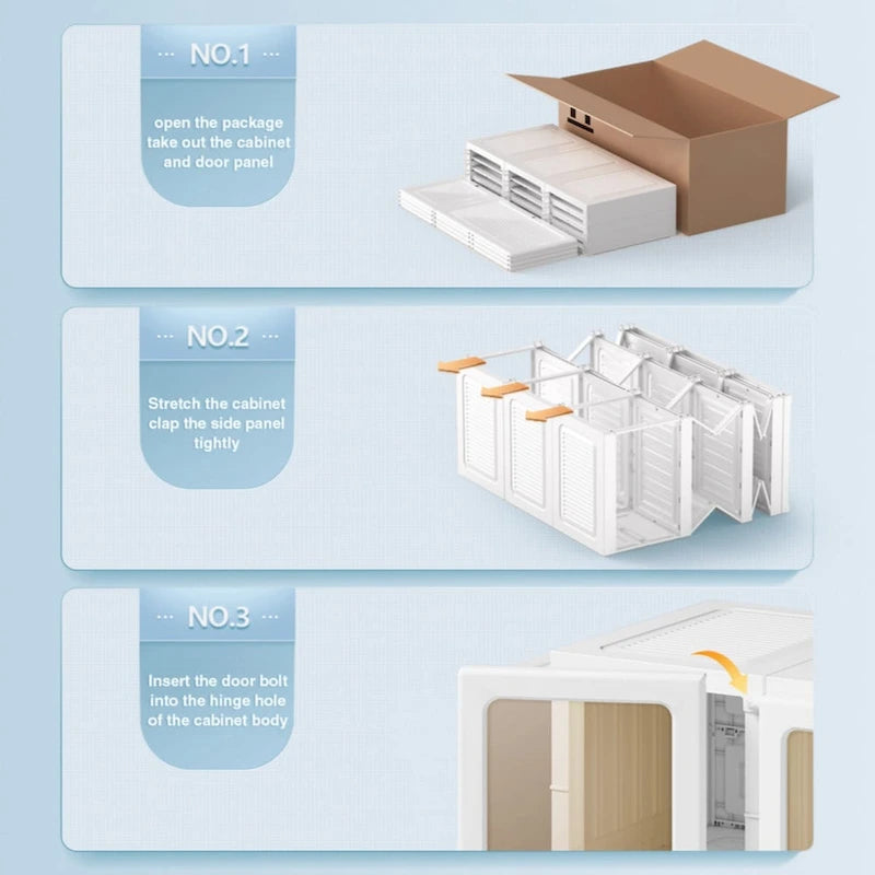 Portable Wardrobe Closets Bedroom,Storage Organizer, Clothes Dresser, Closet Storage Organizer