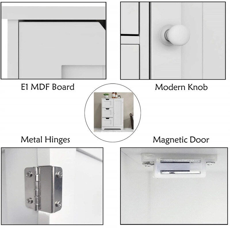Mueble de almacenamiento para baño - 11.81 p x 23.62 a x 31.89 al