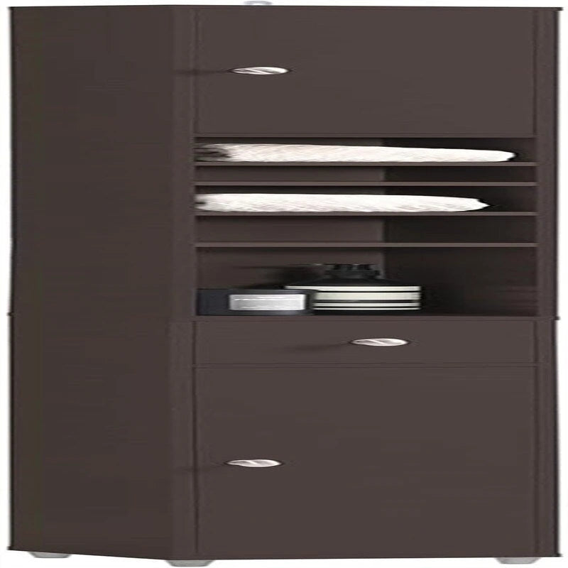 Black Bathroom Tall Cabinet - 7.87D x 7.87W x 70.87H