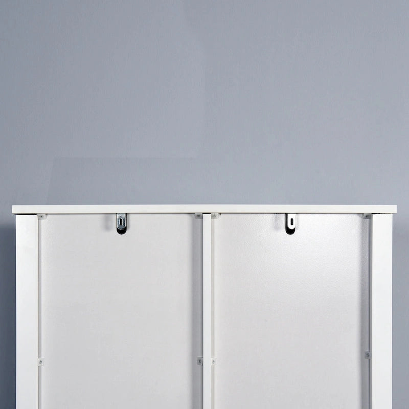 Armario de almacenamiento sobre el inodoro, armario de baño que ahorra espacio, con estantes ajustables y puerta de granero, 27.16 x 9.06 x 67 pulgadas
